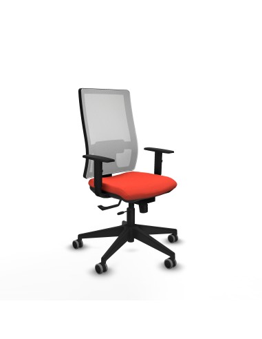 Horna traslack malla blanca bali naranja oscuro brazos 1D base piramidal  ruedas 65mm engomadas