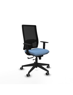 Horna traslack malla negra bali azul cielo brazos 1D base piramidal  ruedas 65mm engomadas