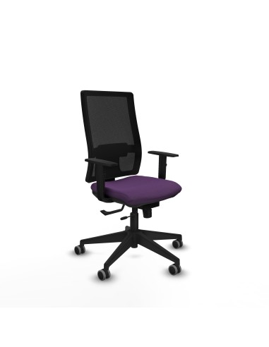Horna traslack malla negra bali morado brazos 1D base piramidal  ruedas 65mm engomadas