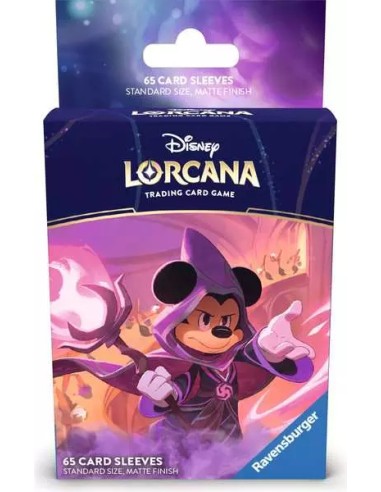 Disney Lorcana S8 Sleeve A Mickey Card Sleeves Juego De Cartas Intercambio de cartas