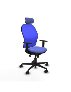 Jorquera sincro malla azul bali azul claro brazos 1D base nailon cabecero 2D ruedas 65mm nailon