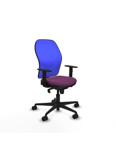 Jorquera sincro malla azul similpiel morado brazos 1D base nailon  ruedas 65mm nailon