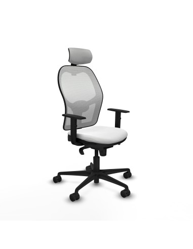 Jorquera sincro malla blanca bali blanco brazos 1D base nailon cabecero 2D ruedas 65mm nailon