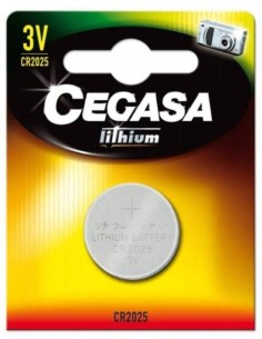 BLISTER PILA CEGASA LITIO BOTON CR2025 3V BT