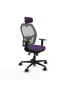 Jorquera sincro malla gris bali morado brazos 1D base nailon cabecero 2D ruedas 65mm nailon