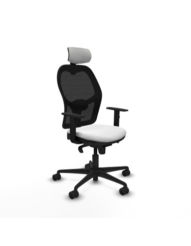 Jorquera sincro malla negra bali blanco brazos 1D base nailon cabecero 2D ruedas 65mm nailon