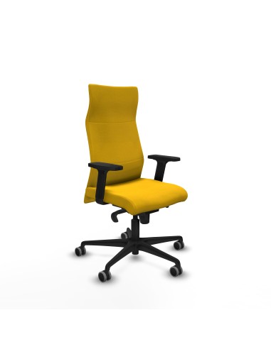 Albacete dirección sincro bali amarillo brazos 2D base nailon ruedas 65 engomadas