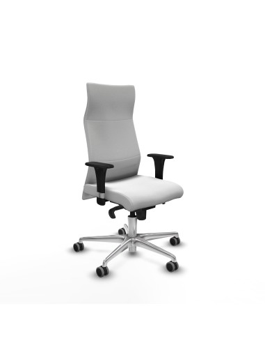 Albacete dirección sincro bali blanco brazos 1D cromados base aluminio ruedas 65 engomadas