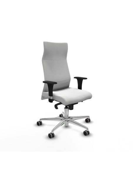Albacete dirección sincro bali blanco brazos 1D cromados base aluminio ruedas 65 engomadas
