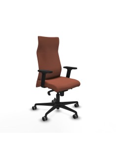 Albacete dirección sincro bali marrón brazos 2D base nailon ruedas 65 engomadas