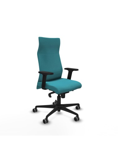Albacete dirección sincro bali turquesa brazos 2D base nailon ruedas 65 engomadas