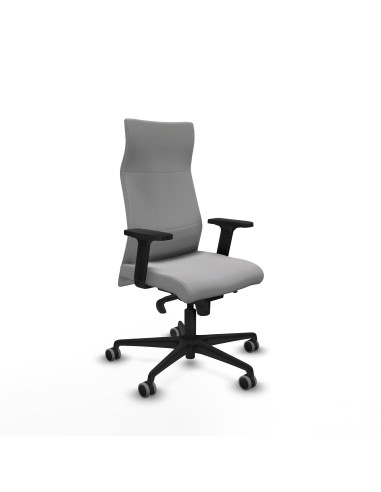 Albacete dirección sincro bali gris claro brazos 2D base nailon ruedas 65 engomadas