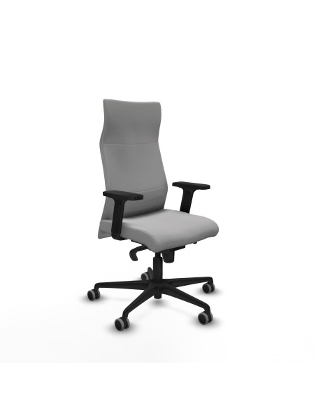 Albacete dirección sincro bali gris claro brazos 2D base nailon ruedas 65 engomadas