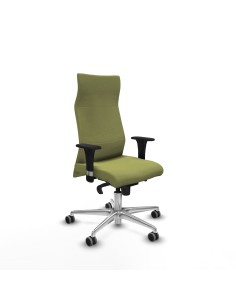 Albacete dirección sincro bali verde oliva brazos 1D cromados base aluminio ruedas 65 engomadas