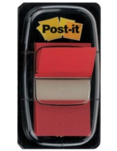 Indices autoadhesivos en zigzag 680 1 color rojo 254x432 mm