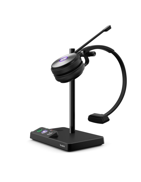 WH62 Mono Teams Sistema de audioconferencia personal Inalámbrico Diadema Oficina/Centro de llamadas MicroUSB Base de carga Negro