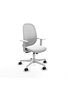 Cilanco blanca sincro malla blanca bali blanco brazos blancos base blanca ruedas 65mm nailon
