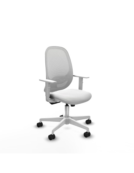 Cilanco blanca sincro malla blanca bali blanco brazos blancos base blanca ruedas 65mm nailon