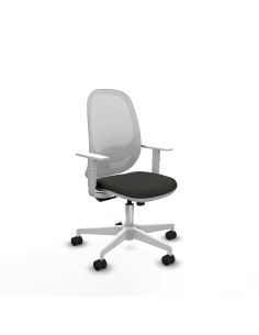 Cilanco blanca sincro malla blanca bali negro brazos blancos base blanca ruedas 65mm nailon