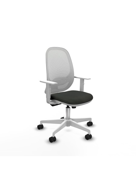 Cilanco blanca sincro malla blanca bali negro brazos blancos base blanca ruedas 65mm nailon