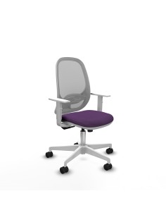 Cilanco blanca sincro malla gris bali morado brazos blancos base blanca ruedas 65mm nailon