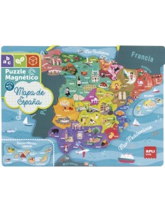 PUZLE MAGNETICO ESPANA 50 PIEZAS