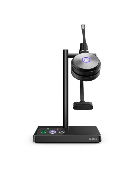 WH62 Mono Teams Sistema de audioconferencia personal Inalámbrico Diadema Oficina/Centro de llamadas MicroUSB Base de carga Negr