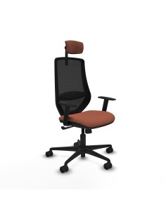 Mardos sincro bali marrón brazos 1D base nailon ruedas 65mm nailon cabecero 2D