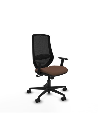 Mardos sincro bali marrón oscuro brazos 1D base nailon ruedas 65mm nailon