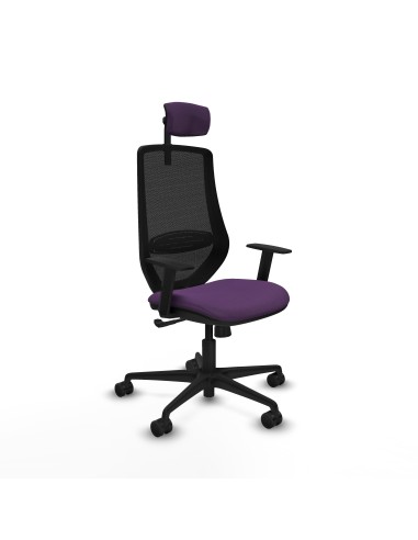 Mardos sincro bali morado brazos 1D base nailon ruedas 65mm nailon cabecero 2D