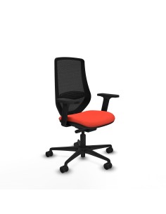 Mardos traslack bali naranja oscuro brazos 2D base nailon ruedas 65mm nailon