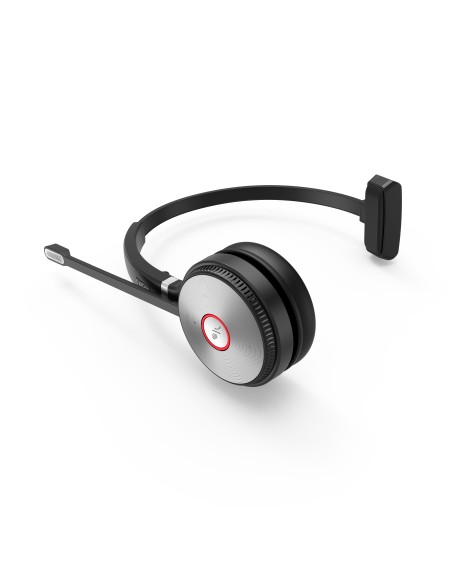 WH62 Mono Teams Sistema de audioconferencia personal Inalámbrico Diadema Oficina/Centro de llamadas MicroUSB Base de carga Negr