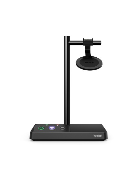 WH62 Dual Teams Sistema de audioconferencia personal Inalámbrico Diadema Oficina/Centro de llamadas MicroUSB Base de carga Negr