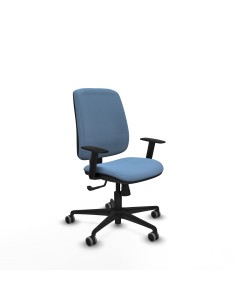 Alares tapizada sincro bali azul cielo brazos 1D base nailon ruedas 65mm engomadas