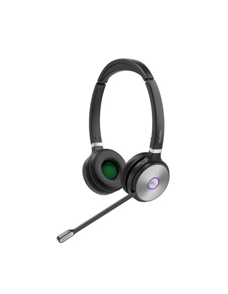 WH62 Dual Teams Sistema de audioconferencia personal Inalámbrico Diadema Oficina/Centro de llamadas MicroUSB Base de carga Negr