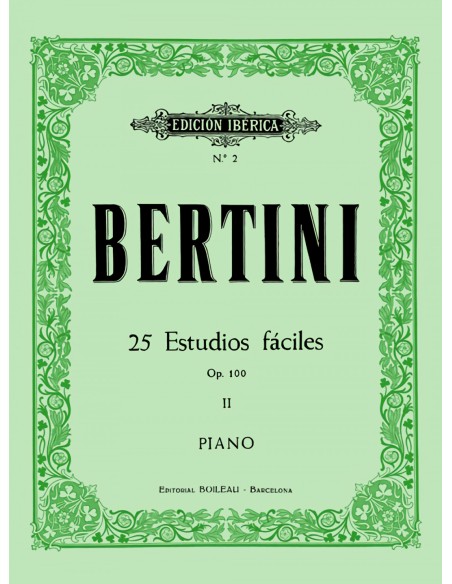 25 estudios faciles op100
