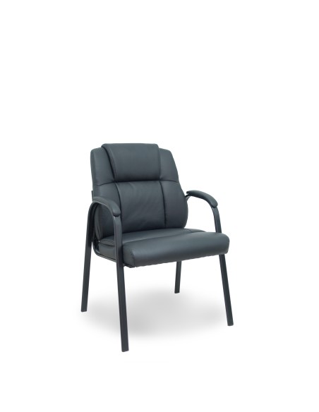 Sillón confidente Opti543 similpiel negro