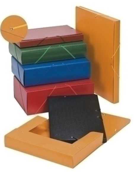 CARPETA PROYECTOS CARTON FORRADO L9 CM ROJO