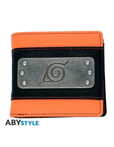 ABYBAG512 monedero, tarjetero y portadocumento de viaje Billetera Negro, Naranja