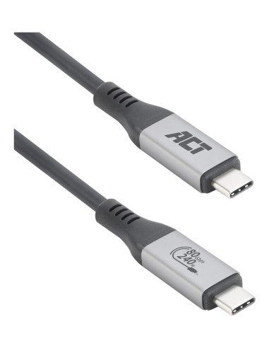 Cable USB4 80 Gbps Thunderbolt 5 240 W USB Type-C, certificado por USB-IF, 1,5 metros