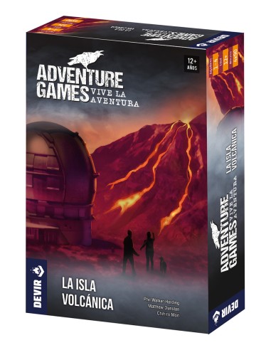 BGAGVOLSP juego de tablero Adventure Games: La Isla Volcánica 15 min Juego de mesa Familia