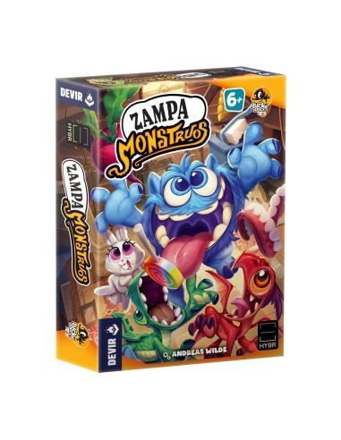 BGZAMSP juego de tablero Zampa Monstruos 20 min Juego De Cartas Familia