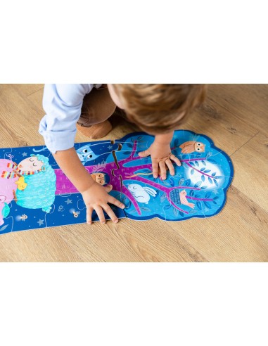  PUZZLE XXL GRANJA DIA Y NOCHE REVERSIBLE 