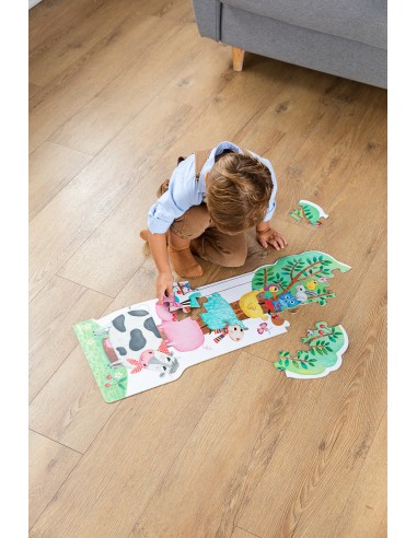  PUZZLE XXL GRANJA DIA Y NOCHE REVERSIBLE 