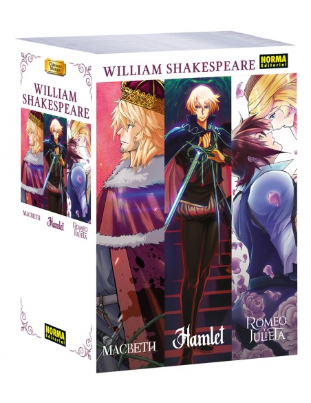 PACK CLASICOS MANGA WILLIAM SHAKESPEARE