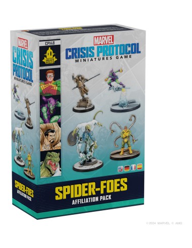 CP148 juego de tablero MCP: Spider-Foes Affiliation Pack 90 min Juego de mesa Interpretación de roles