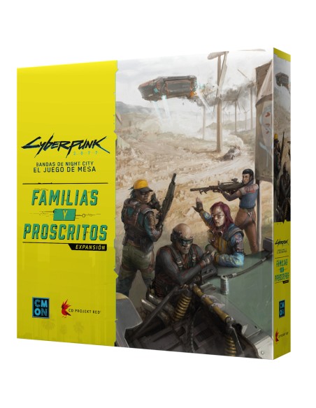 CPG002ES juego de tablero Cyberpunk 2077: Familias y Proscritos 120 min Juego De Cartas Interpretación de roles