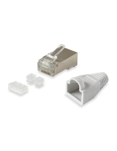 121181 conector RJ45 Plata