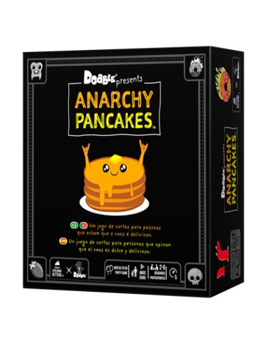 Dobble Anarchy Pancakes 15 min Juego De Cartas Lógico