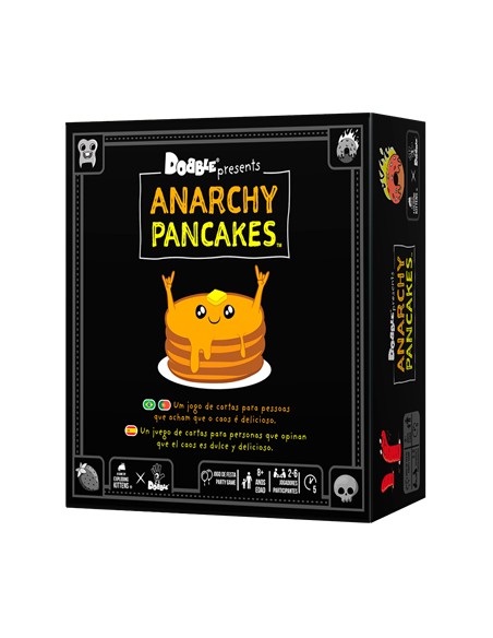 Dobble Anarchy Pancakes 15 min Juego De Cartas Lógico